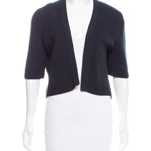 AKRIS PUNTO Rib Knit Shrug XL 46
